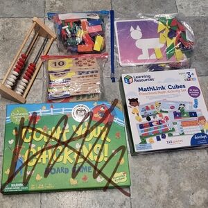 Homeschooling / Homeschool MATH lot PreSchool, PreK, Kindergarten - 5 Activities